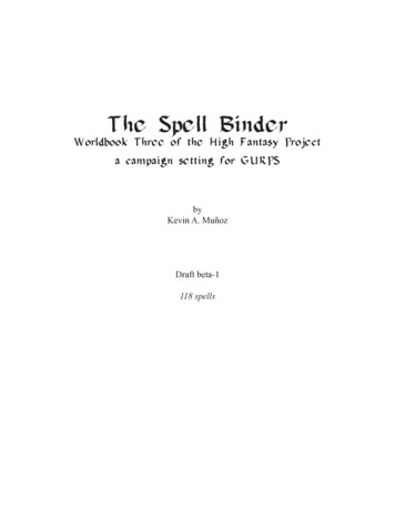 The Spell Binder - Tesarta 