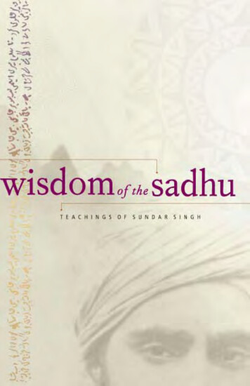 Wisdom Of The Sadhu - JESUS MINISTRIES