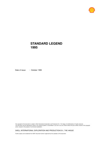 Standard Legend 1995 - Energistics