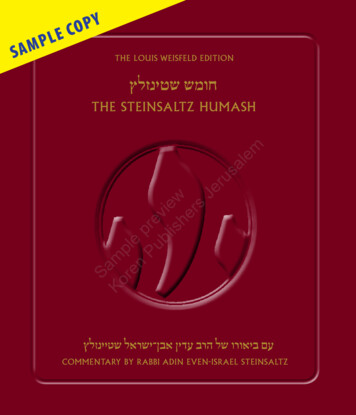 ץלזניטש שמוח - Steinsaltz-Center Homepage