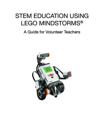 STEM EDUCATION USING LEGO MINDSTORMS