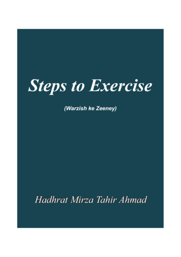Steps To Exercise -V3 - Al Islam Online