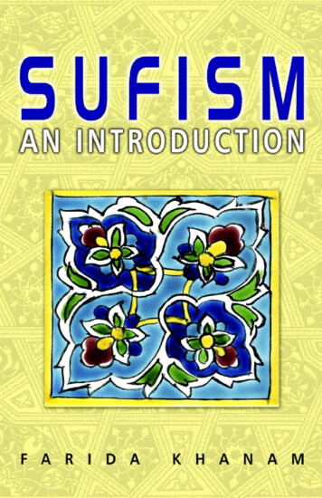 Sufism An Introduction - Internet Archive
