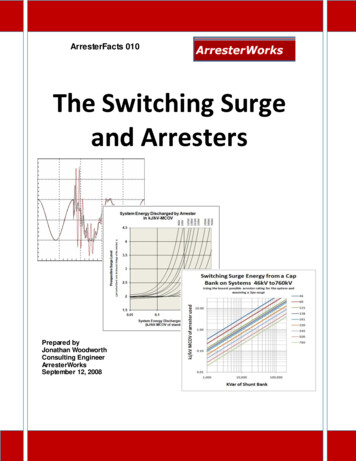 The Switching Surge And Arresters