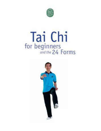Tai Chi For Beginners And The 24 Forms - WordPress 