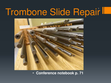 Trombone Slide Repair