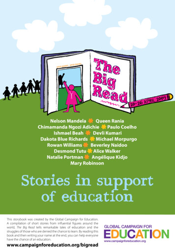 Stories In Support Of Education