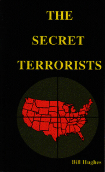 BooK: THE SECRET TERRORISTS BY: BILL HUGHES