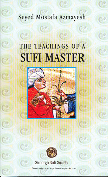 The Teachings Of A Sufi Master - Books, Sacred .