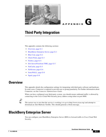 Third Party Integration - Cisco