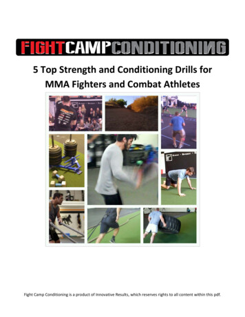 5 Top Strength And Conditioning Drills For MMA Fighters .