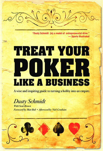 Treat Your Poker Like A Business - WordPress 