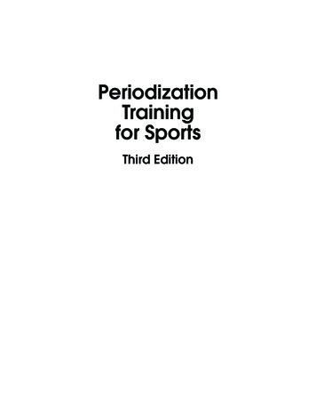 Periodization Training For Sports - Weebly