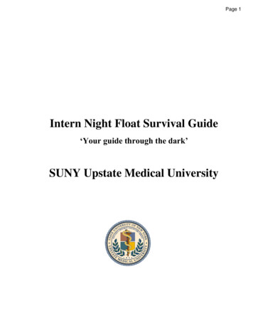 Intern Night Float Survival Guide - Upstate