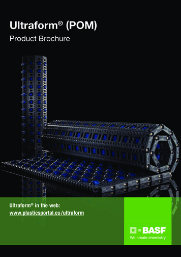 Ultraform (POM) – Product Brochure