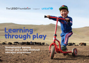 Learning Through Play - UNICEF