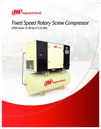 Fixed Speed Rotary Screw Compressor
