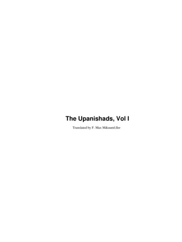 The Upanishads, Vol I - 93beast.fea.st