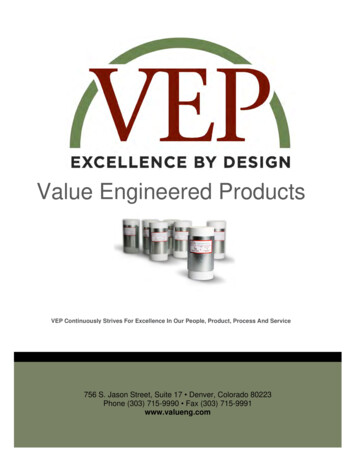 Value Engineered Products