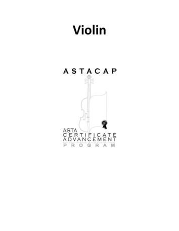 Violin - Astastrings 