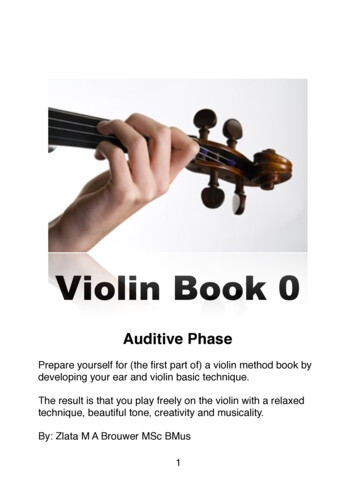 Violin Book 0 - Violin Lounge Academy