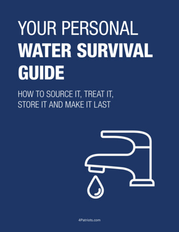 Water Survival Guide - 4Patriots