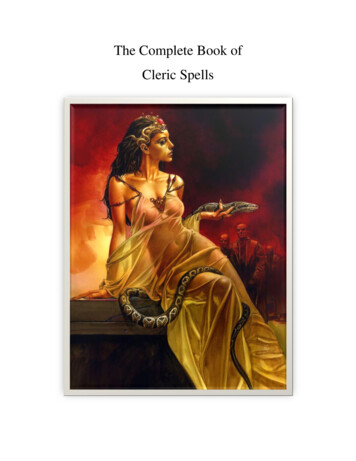 The Complete Book Of Cleric Spells - Xoth 