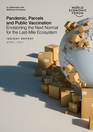 Pandemic, Parcels And Public Vaccination Envisioning The .