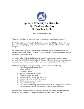 Spencer Recovery Centers, Inc. Dr. Paul’s At The Bay