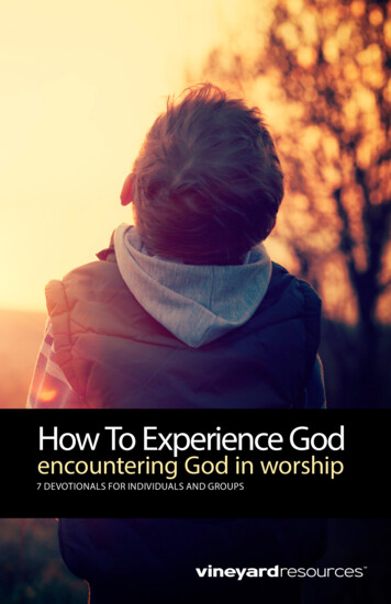 How To Experience God