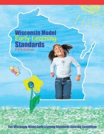 Wisconsin Model Early Learning Standards Fifth Edition