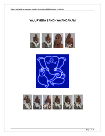 Yajurveda Sandhyavandanam - Andhra-Telugu