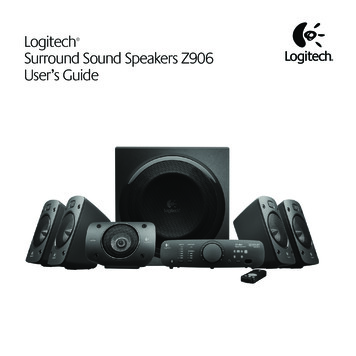 Logitech Surround Sound Speakers Z906 User’s Guide