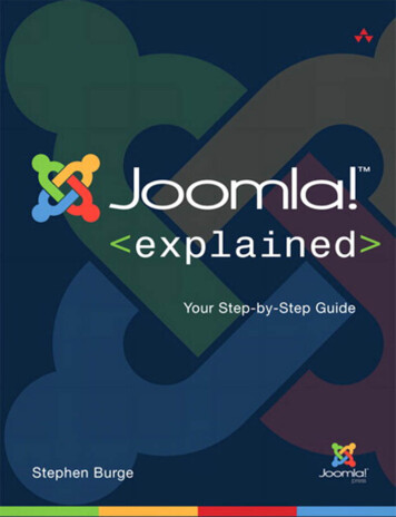 Joomla! Explained: Your Step-by-Step Guide - Pearsoncmg 