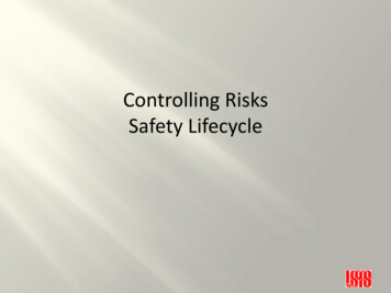 Controlling Risks Safety Lifecycle - USPAS