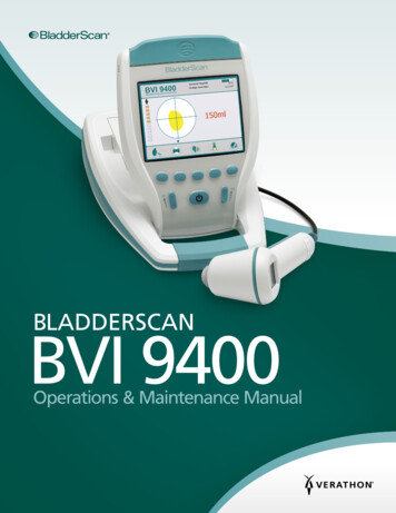 BLADDERSCAN BVI 9400 - Verathon