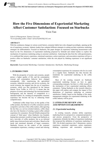 How The Five Dimensions Of Experiential Marketing Affect Customer .