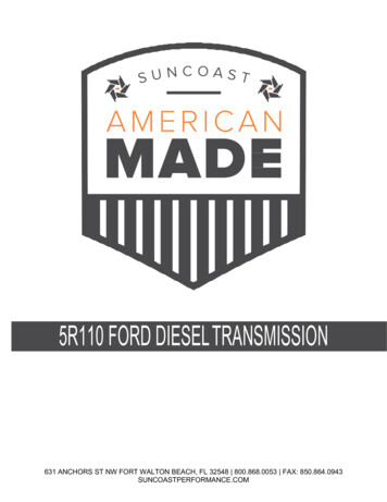 5R110 FORD DIESEL TRANSMISSION - SunCoast Diesel