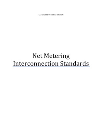 Net Metering Interconnection Standards - Lus 
