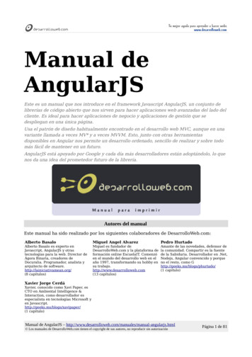 Manual De AngularJS - Manual Completo - Programación En Castellano.