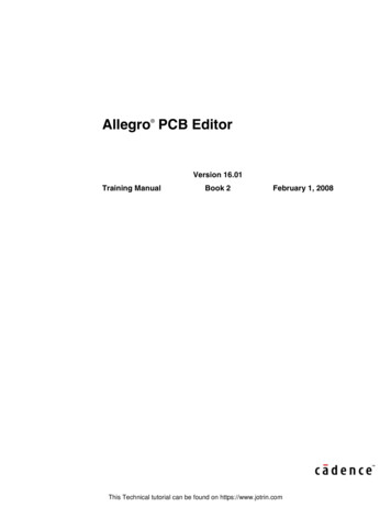 Allegro PCB Editor - Jotrin