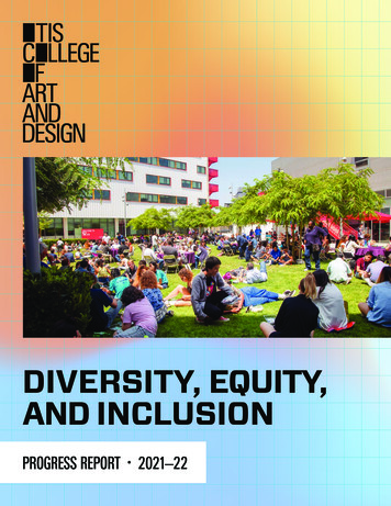 DIVERSITY, EQUITY, AND INCLUSION - Otis College Of Art And Design