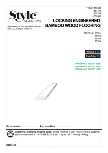 Locking Enigneered Bamboo Wood Flooringinstallati11