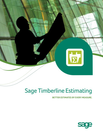 Sage Timberline Estimating