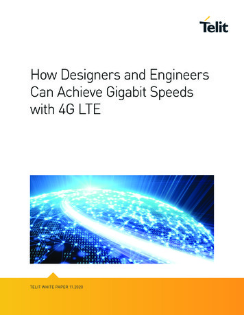 How Designers And Engineers Can Achieve Gigabit Speeds With 4G LTE