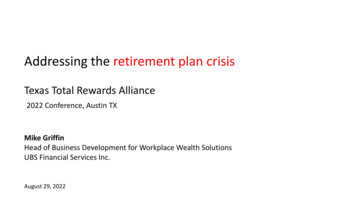 Addressing The Retirement Plan Crisis