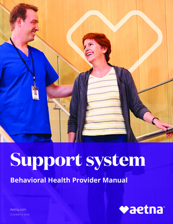 Behavioral Health Provider Manual