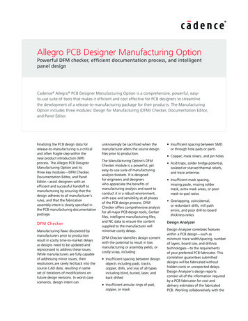 Allegro PCB Designer Manufacturing Option - Artedas