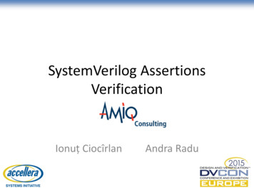 SystemVerilog Assertions Verification - Amiq