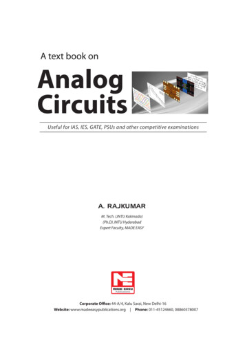 Analog Circuits - MADE EASY